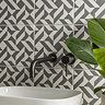 Stonehouse Studio Quattro Grey Geometric Patterned Wall and Floor Tiles - 225 x 225mm