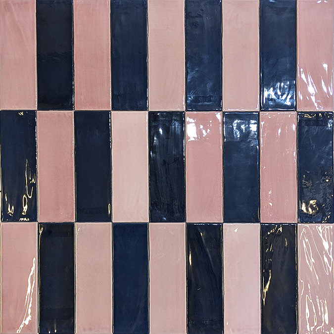 Stonehouse Studio Retford Blue Gloss Wall Tiles - 75 x 230mm