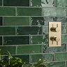Stonehouse Studio Retford Green Gloss Wall Tiles - 75 x 230mm