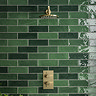 Stonehouse Studio Retford Green Gloss Wall Tiles - 75 x 230mm