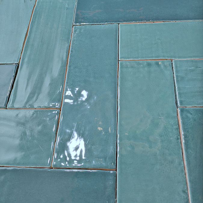 Stonehouse Studio Retford Turquoise Gloss Wall Tiles - 75 x 230mm