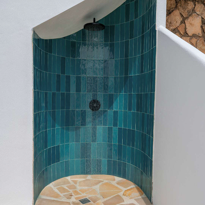 Stonehouse Studio Retford Teal Gloss Wall Tiles - 75 x 230mm