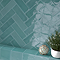 Stonehouse Studio Retford Turquoise Gloss Wall Tiles - 75 x 230mm