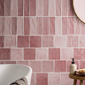 Stonehouse Studio Retford Pink Gloss Wall Tiles - 150 x 150mm