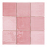 Stonehouse Studio Retford Pink Gloss Wall Tiles - 150 x 150mm