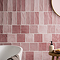 Stonehouse Studio Retford Pink Gloss Wall Tiles - 75 x 230mm