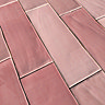 Stonehouse Studio Retford Pink Gloss Wall Tiles - 75 x 230mm