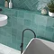Retford Turquoise Gloss Wall Tiles - 150 x 150mm Large Image