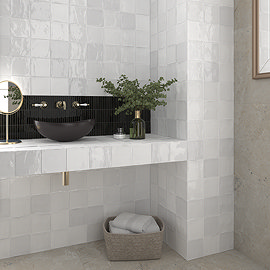 Stonehouse Studio Retford White Gloss Wall Tiles - 150 x 150mm