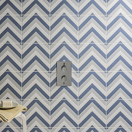 Stonehouse Studio Samba Cornflower Wall & Floor Tiles - 225 x 225mm