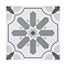 Stonehouse Studio Santana Charcoal Encaustic Effect Tiles - 225 x 225mm