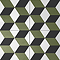 Stonehouse Studio Santiago Olive Art Deco Wall and Floor Tiles - 225 x 225mm
