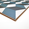 Stonehouse Studio Santiago Teal Geometric Patterned Wall and Floor Tiles - 225 x 225mm