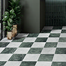 Stonehouse Studio Santori Green Marble Effect Wall & Floor Tiles - 223 x 223mm