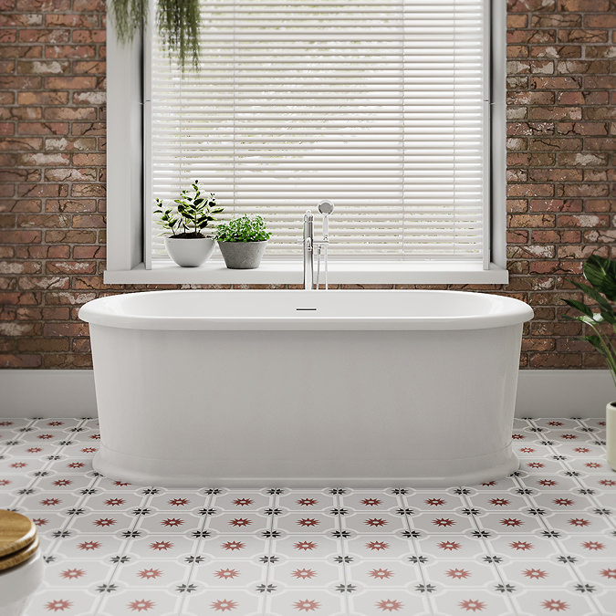 Stonehouse Studio Seville Brick Patterned Wall and Floor Tiles - 225 x 225mm
