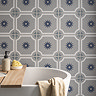 Stonehouse Studio Seville Marine Patterned Wall and Floor Tiles - 225 x 225mm