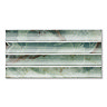 Stonehouse Studio Soule Reeded Green Onyx Marble Effect Wall Tiles - 150 x 300mm