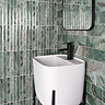 Stonehouse Studio Soule Fluted Green Onyx Marble Effect Wall Tiles - 150 x 300mm