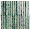 Stonehouse Studio Soule Reeded Green Onyx Marble Effect Wall Tiles - 150 x 300mm