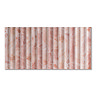 Stonehouse Studio Soule Fluted Pink Onyx Marble Effect Wall Tiles - 150 x 300mm