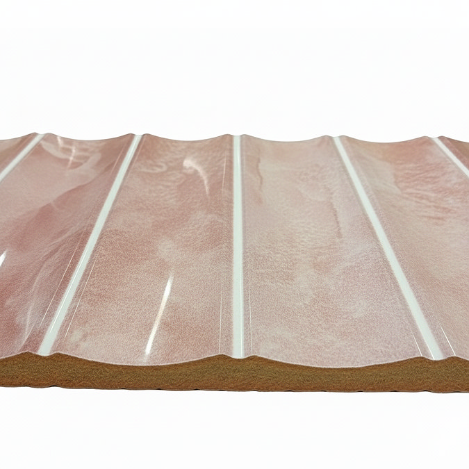 Stonehouse Studio Soule Reeded Pink Onyx Marble Effect Wall Tiles - 150 x 300mm