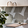 Stonehouse Studio Stockholm Beige Geometric Wall and Floor Tiles - 225 x 225mm