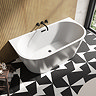 Stonehouse Studio Stockholm Black Geometric Wall and Floor Tiles - 225 x 225mm