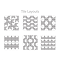 Stonehouse Studio Synergy Jet Patterned Wall and Floor Tiles - 225 x 225mm