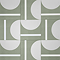 Stonehouse Studio Synergy Olive Patterned Wall and Floor Tiles - 225 x 225mm