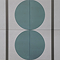 Stonehouse Studio Synergy Teal Patterned Wall and Floor Tiles - 225 x 225mm