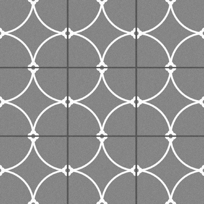 Stonehouse Studio Tatton Graphite Wall & Floor Tiles - 225 x 225mm