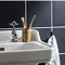 Tetra Matt Black Wall and Floor Tiles - 200 x 200mm Feature Large Image