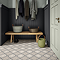 Stonehouse Studio Tissington Grey Patterned Wall and Floor Tiles - 225 x 225mm