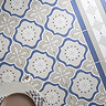 Stonehouse Studio Tissington Navy Patterned Wall and Floor Tiles - 225 x 225mm