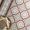 Stonehouse Studio Tissington Terracotta Border Patterned Wall and Floor Tiles - 225 x 225mm