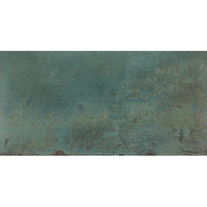 Stonehouse Studio Tulsa Turquoise Oxide Metal Effect Large Format Wall & Floor Tiles - 600 x 1200mm