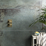 Stonehouse Studio Tulsa Turquoise Oxide Metal Effect Large Format Wall & Floor Tiles - 600 x 1200mm