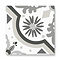 Stonehouse Studio Valencia Charcoal Floral Patterned Wall & Floor Tiles - 225 x 225mm