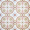 Stonehouse Studio Valencia Pink Floral Patterned Wall & Floor Tiles - 225 x 225mm