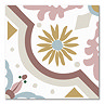 Stonehouse Studio Valencia Pink Floral Patterned Wall & Floor Tiles - 225 x 225mm