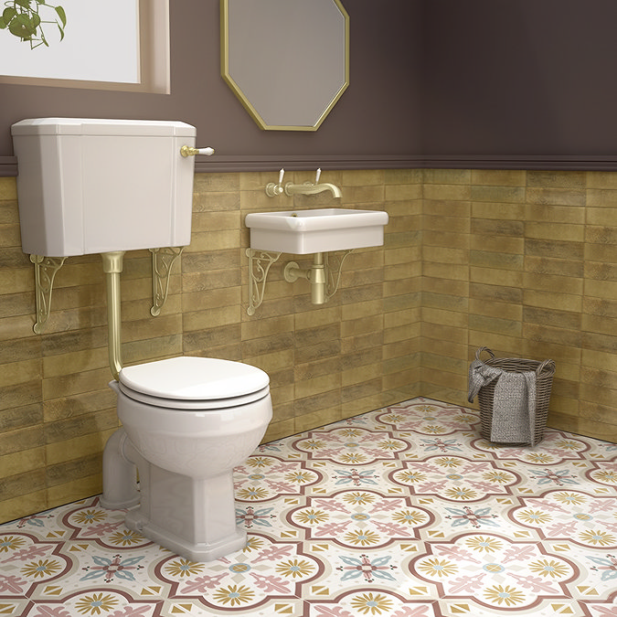 Stonehouse Studio Valencia Pink Floral Patterned Wall & Floor Tiles