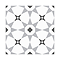 Stonehouse Studio Valletta Charcoal Patterned Wall and Floor Tiles - 225 x 225mm