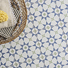 Stonehouse Studio Valletta Cornflower Patterned Wall and Floor Tiles - 225 x 225mm