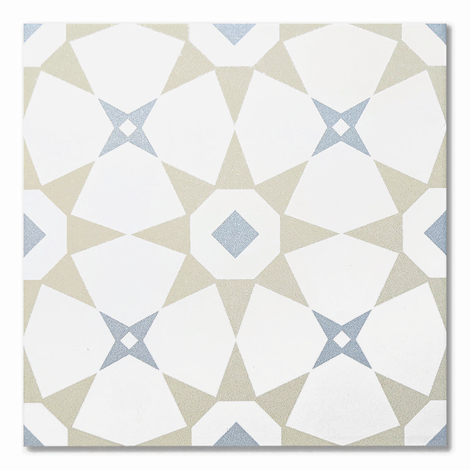 Stonehouse Studio Valletta Pebble Patterned Wall and Floor Tiles - 225 x 225mm