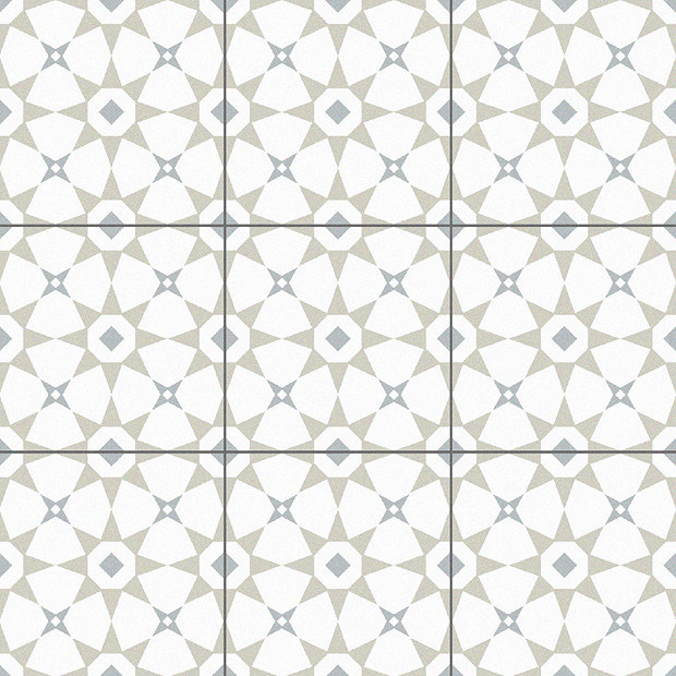 Stonehouse Studio Valletta Pebble Patterned Wall and Floor Tiles - 225 ...