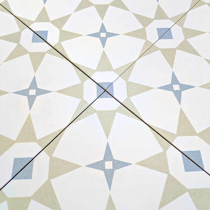 Stonehouse Studio Valletta Pebble Patterned Wall and Floor Tiles - 225 x 225mm