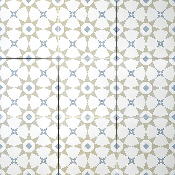 Stonehouse Studio Valletta Pebble Patterned Wall and Floor Tiles - 225 x 225mm