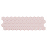 Elise Pink Hexagon Wall and Floor Tiles - 170 x 520mm  In Bathroom Large Image