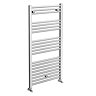 Diamond Heated Towel Rail - 600mm x 1200mm - Chrome - Straight