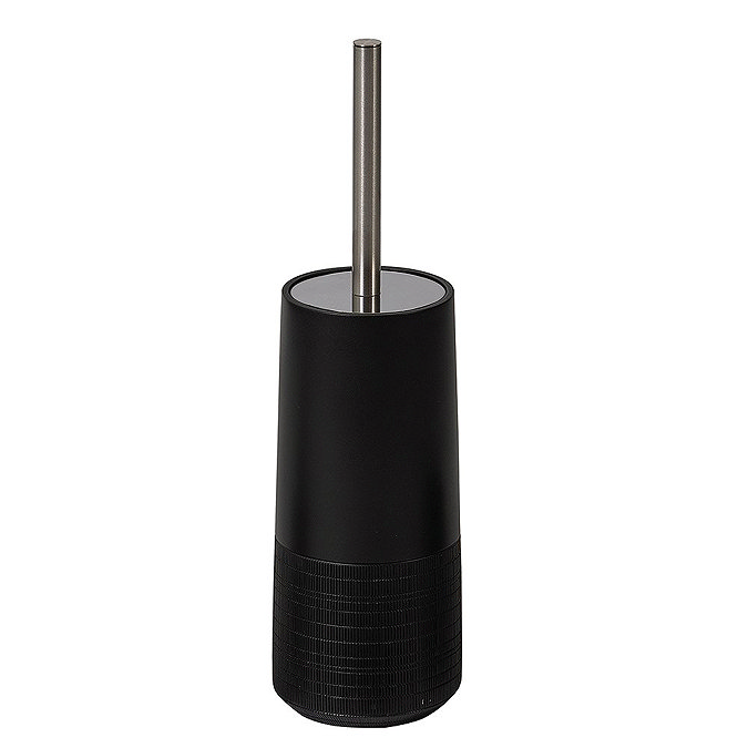 Strata Black Toilet Brush & Holder Large Image